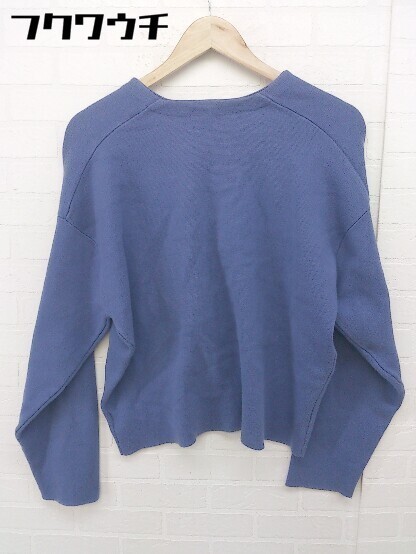 * KBF Urban Research V шея вязаный свитер размер One оттенок голубого женский 