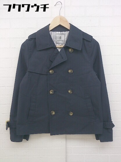 ◇ ROPE PICNIC ロペピクニック 長袖 コート ジャケット サイズ40 ネイビー系 レディースの画像2