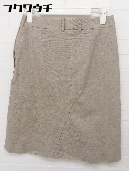 * * REBECCA TAYLOR Rebecca Taylor tag attaching knees height tight narrow skirt size 2 brown group lady's 