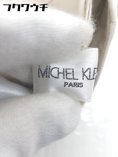 ◇ MK MICHEL KLEIN エムケーミッシェルクラン 八分丈 サブリナ パンツ サイズ36 ベージュ レディース_画像4