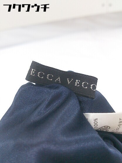 ◇ ◎ YECCA VECCA イェッカ ヴェッカ ノースリーブ ミニ ワンピース ネイビー レディース_画像4