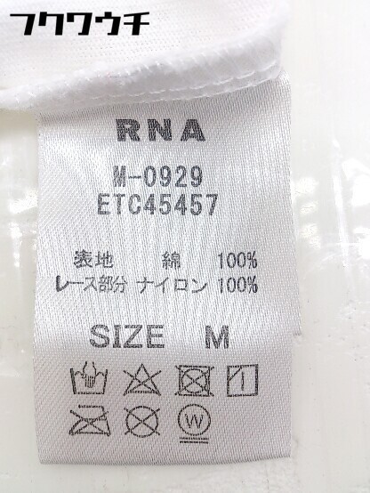 * RNAa-ruene- безрукавка Logo принт переключатель гонки cut and sewn размер M белый черный женский 