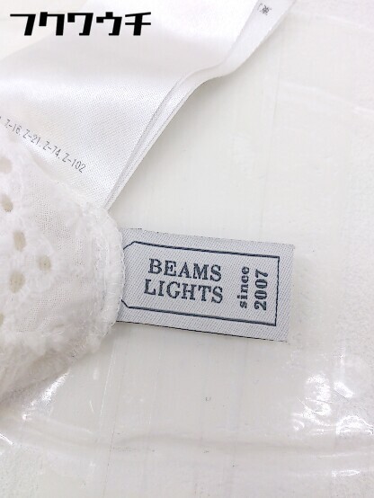 ◇ ◎ BEAMS LIGHTS ビームス ライツ レース 長袖 ニット カーディガン サイズ38 オフホワイト レディース_画像5