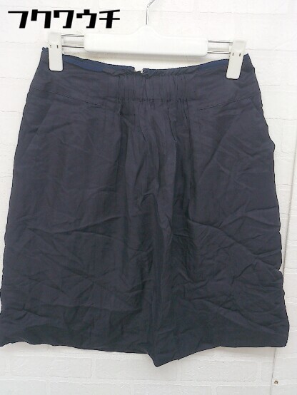 ◇ BALLSEY ボールジィ TOMORROWLAND ミニ 台形 スカート サイズ36 ネイビー レディース_画像1