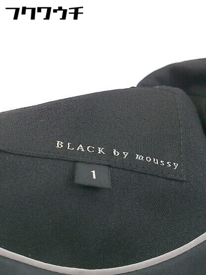 * BLACK BY MOUSSY black bai Moussy long sleeve jacket size 1 black lady's 