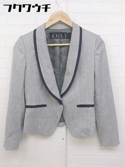 * Another Edition Another Addition одиночный 1B длинный рукав tailored jacket размер S серый женский 