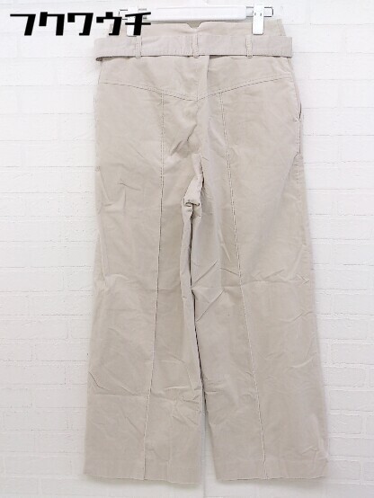 ◇ ◎ LAUTREAMONT ロートレアモン ベルト付 ワイド パンツ サイズ36 ベージュ レディース