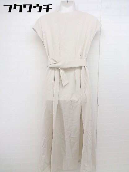 * * natural couture натуральный kchu-ru талия ремень имеется короткий рукав длинный One-piece размер 38 бежевый женский 