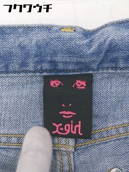 * X-girl X-girl джинсы Denim брюки размер 1 индиго женский 