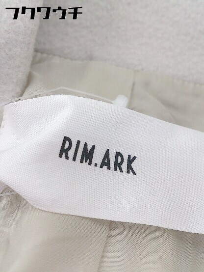 ■ RIM.ARK リムアーク 長袖 ロング コート サイズ36 ライトベージュ レディース_画像4