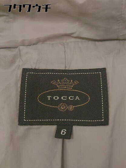 # TOCCA Tocca длинный рукав пальто размер 6 оттенок бежевого женский 