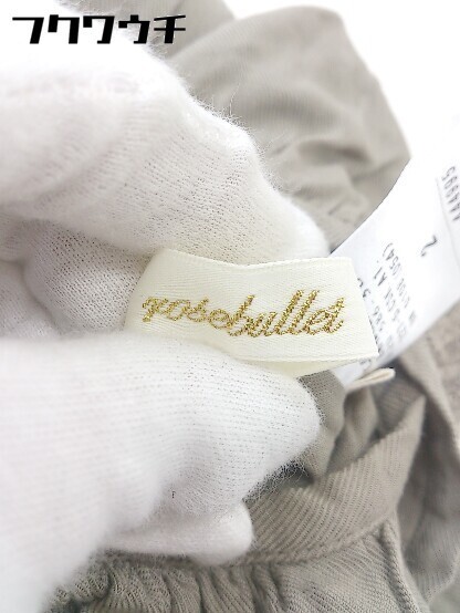 * * beautiful goods * * rosebullet Rosebullet tag attaching race Mini flair skirt size 2 khaki lady's 