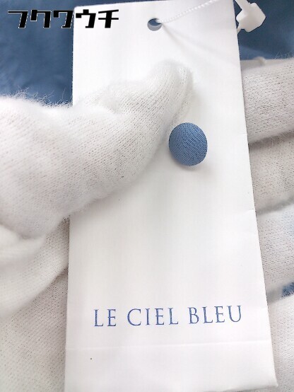 ◇ ◎ LE CIEL BLEU ルシェルブルー タグ付 七分袖 シャツ ブラウス サイズ36 ブルー レディース_画像6