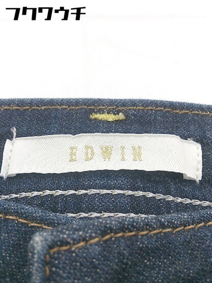 ◇ EDWIN エドウィン ウォッシュ加工　ストレッチ デニム ジーンズ パンツ サイズ30 インディゴ レディース_画像4