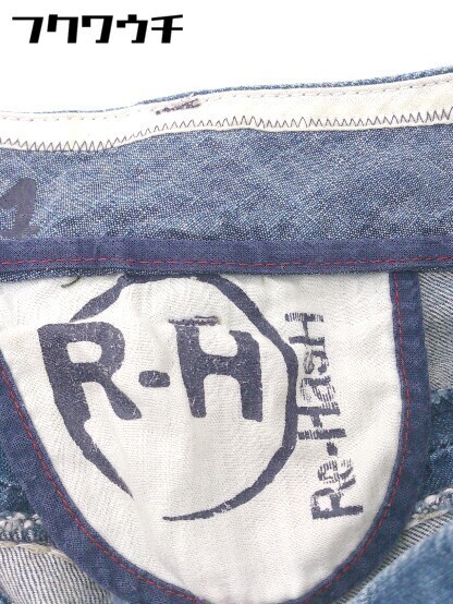 ◇ RE-HASH レアッシュ ウォッシュ加工 デニム ジーンズ パンツ サイズ28 インディゴ レディースの画像4