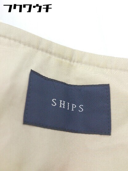 ◇　◎ SHIPS シップス 長袖 コート アイボリー レディース_画像4