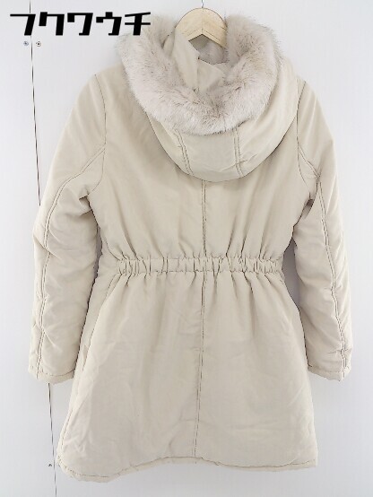 # * LIP SERVICE Lip Service fake fur attaching Zip up cotton inside coat size S beige group lady's 