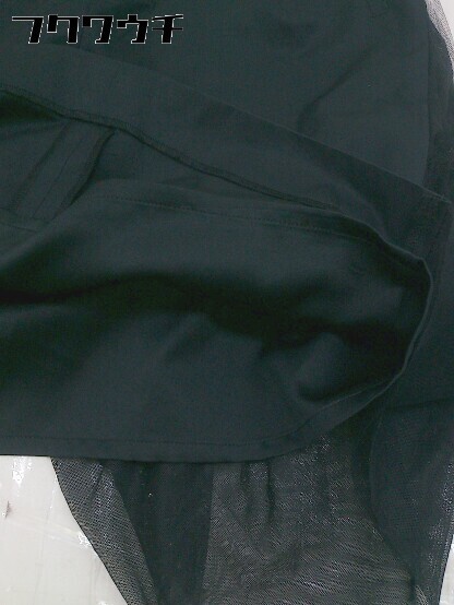 ◇ Ninamew ニーナミュウ チュール 膝丈 フレア スカート サイズM ブラック レディース_画像8