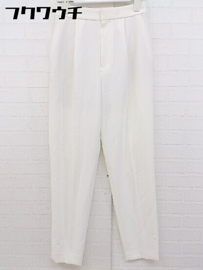 * PINKY & DIANNE Pinky and Diane waist rubber tapered ankle pants size 34 white lady's 