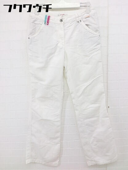 ◇ Marie Claire マリ クレール スラックス パンツ サイズS オフホワイト レディース_画像1