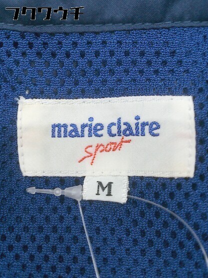 ◇ Marie Claire マリ クレール 長袖 ジップアップ パーカー ジャンパー サイズM ブルー レディース_画像4