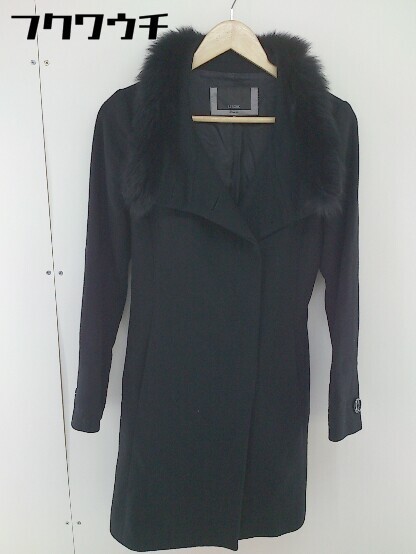* * Le souk Le souk длинный рукав пальто размер 36 черный женский 