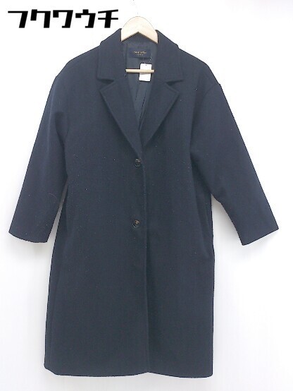 ◇　◎ Demi-Luxe BEAMS デミルクス ビームス Vネック　スリット 七分袖 膝下丈 ワンピース サイズ36 ブラウン レディース_画像1