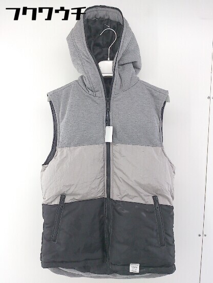 # AZUL BY MOUSSY azur bai Moussy hood cotton inside jacket the best size XS gray black lady's 