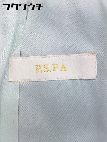 ◇ PSFA パーフェクトスーツファクトリー ストライプ 長袖 テーラード ジャケット サイズ5AR ネイビー レディース_画像4