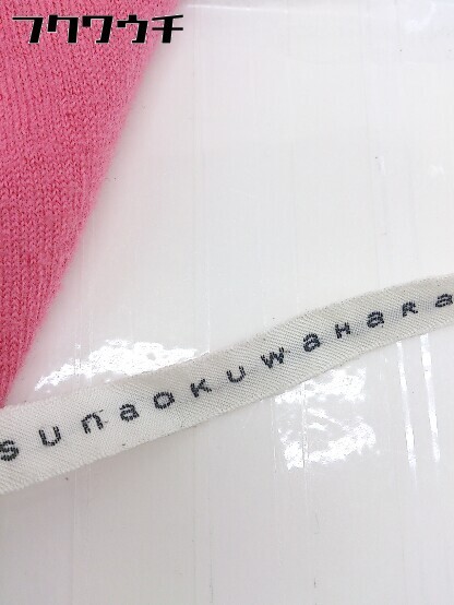 * SunaUna SunaUna ta-toru neck long sleeve knitted sweater size M pink series lady's 