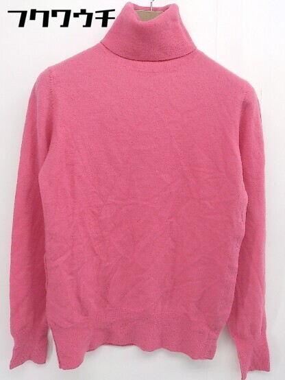 * SunaUna SunaUna ta-toru neck long sleeve knitted sweater size M pink series lady's 