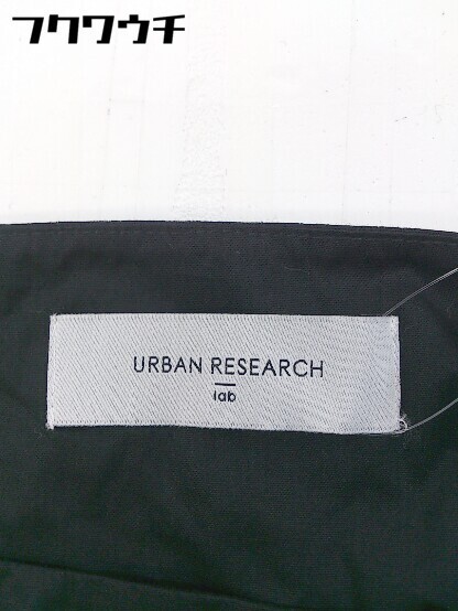 ◇ URBAN RESEARCH アーバンリサーチ ティアード ノースリーブ 膝下丈 ワンピース サイズ F ブラック レディース_画像4