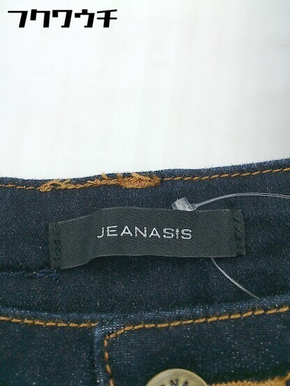 ◇ JEANASIS ジーナシス ストレッチ　カットオフ スキニー パンツ サイズS インディゴ レディース_画像4