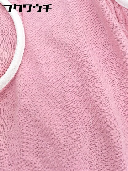 ◇ MARY QUANT LONDON マリークヮント ロンドン 半袖 ミニ ワンピース サイズM(38) ピンク ホワイト系 レディース_画像6