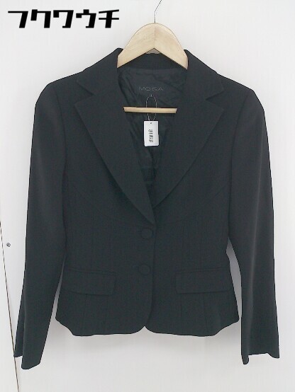 * MOGA Moga single 2B long sleeve tailored jacket size 1 black lady's 