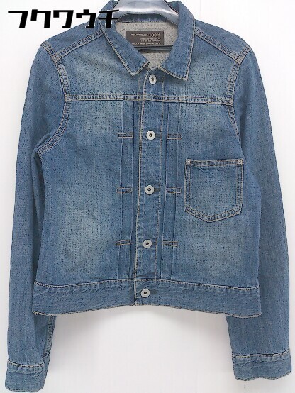 * URBAN RESEARCH DOORS Urban Research door z long sleeve Denim jacket G Jean size O indigo lady's 