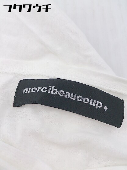 ◇ mercibeaucoup × PEANUTS ノースリーブ Tシャツ カットソー サイズ1 ホワイト ブラック レディース_画像4