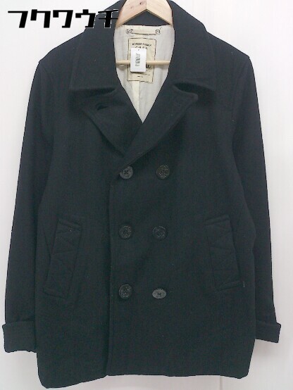 # coenko-en long sleeve pea coat size XL black lady's 