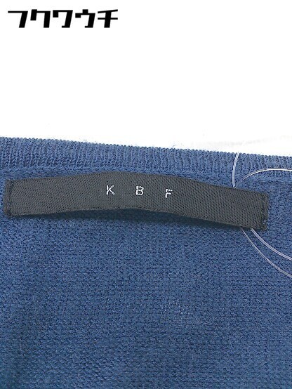 ◇ KBF ケービーエフ URBAN RESEARCH 長袖 ニット セーター サイズONE ブルー系 レディース_画像4