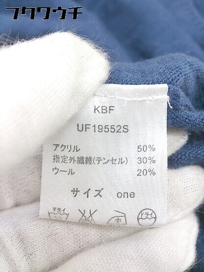 ◇ KBF ケービーエフ URBAN RESEARCH 長袖 ニット セーター サイズONE ブルー系 レディース_画像5