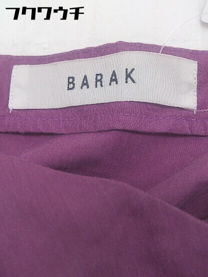 ◇ Barak バラク 五分袖 ロング ワンピース サイズ0009 パープル系 レディース_画像4