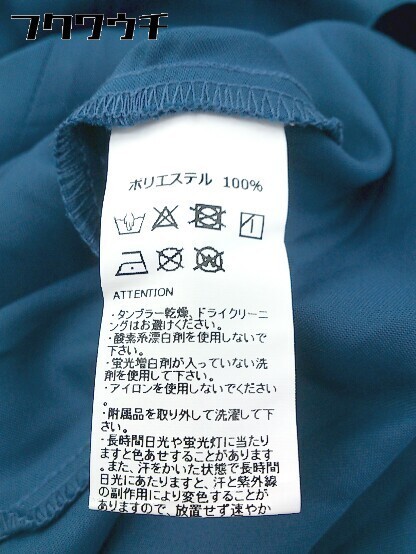 ◇ ◎ ABITOKYO アビトーキョー ベルト付 半袖 ロング ワンピース サイズS ブルー レディース_画像5