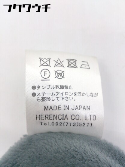 ◇ HERENCIA ヘレンチア 長袖 膝下丈 パーカー ワンピース サイズ38 グレー レディース_画像7