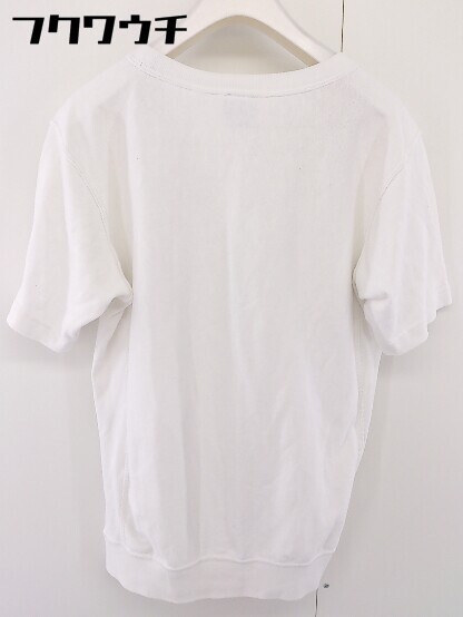 ◇ Champion チャンピオン プリント 半袖 Tシャツ カットソー サイズ S ホワイト レディース_画像3