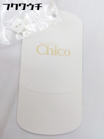 ◇ ◎ who's who Chico フーズフーチコ タグ付 リネン オフショルダー シャツ ブラウス サイズF グレー系 レディース_画像5