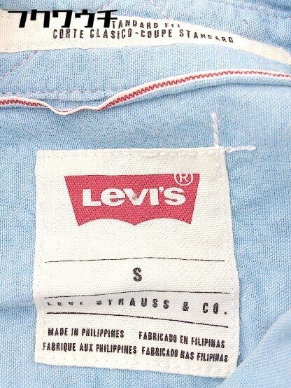 ◇ ◎ Levi's リーバイス 半袖 ミニ ワンピース サイズS ライトブルー レディースの画像7