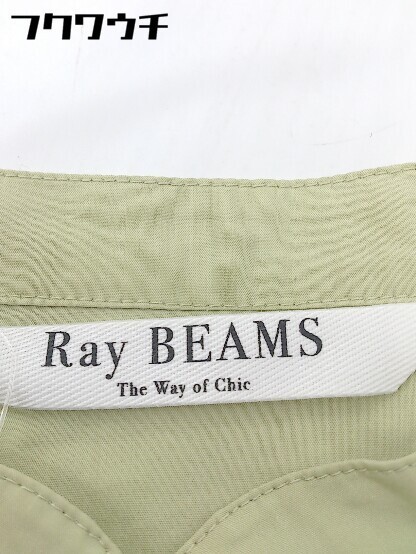 ◇ Ray BEAMS レイビームス 長袖 シャツ グリーン レディース_画像8