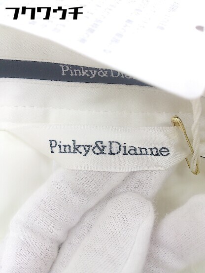 ◇ ◎ PINKY & DIANNE ピンキーアンドダイアン タグ付き スリット 膝丈 タイト スカート サイズ38 ホワイト レディース_画像4