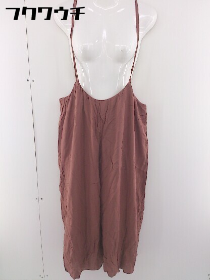 * natural couture natural kchu-ru camisole all-in-one overall size F terra‐cotta lady's 