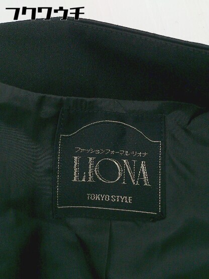 ■ ◎ LIONA リオナ ブローチ付き フォーマル ワンピース ジャケット アンサンブル ブラック レディース_画像5